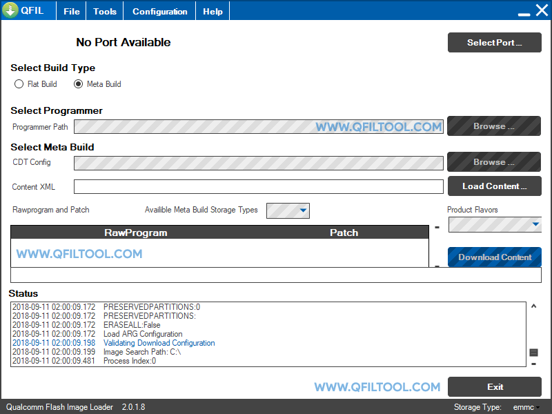 QFIL Tool V2.0.1.8 For Windows - Qualcomm Flash Tool